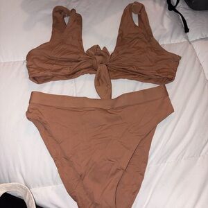 Brown Bikini Set